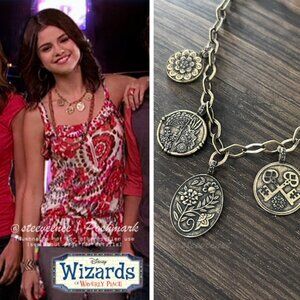 Reversible Medallion Coin Chain Necklace ASO Alex Russo